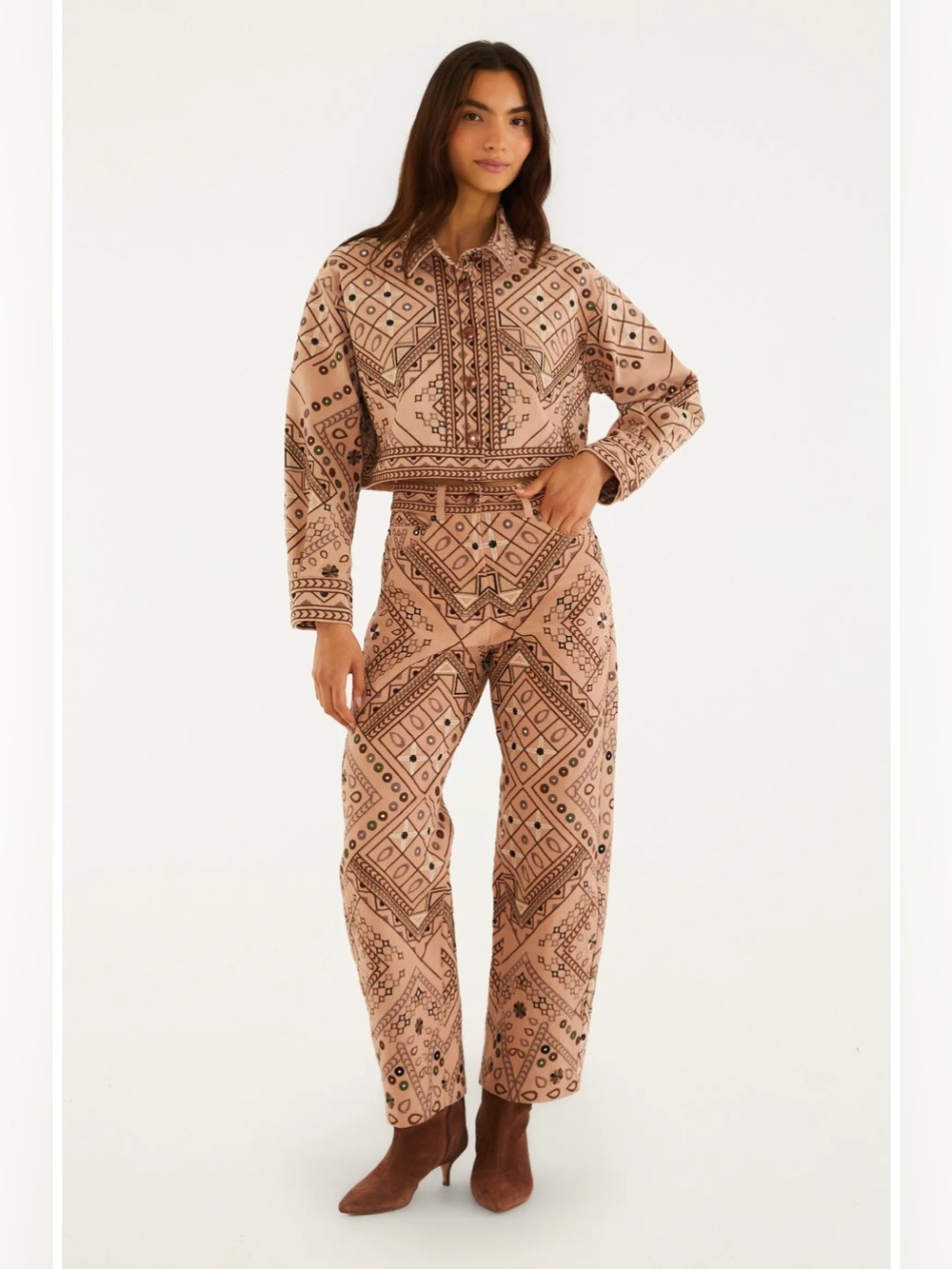 FARM RIO Cosmopolitan Jacket Embroidered